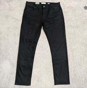 NEW NWT Scott James Slim Fit Stretch Jeans Pants Men's Size 34x30 Black Casual
